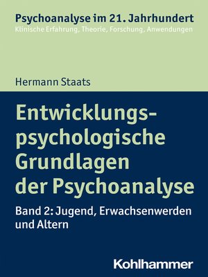 cover image of Entwicklungspsychologische Grundlagen der Psychoanalyse